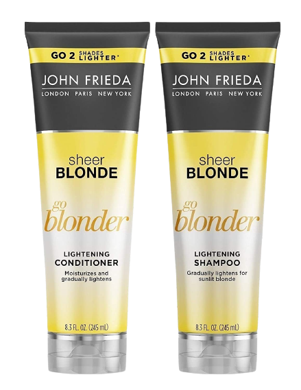 John Frieda Sheer Blonde, least damaging hair bleach brand