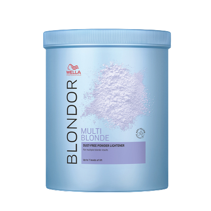 Wella Blondor Multi-Blonde Powder Lightener, least damaging hair bleach brand