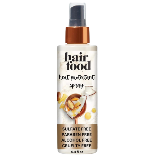 Hair Food Coconut & Argan Oil Heat Protectant Spray Blend best heat protectant for curly hair